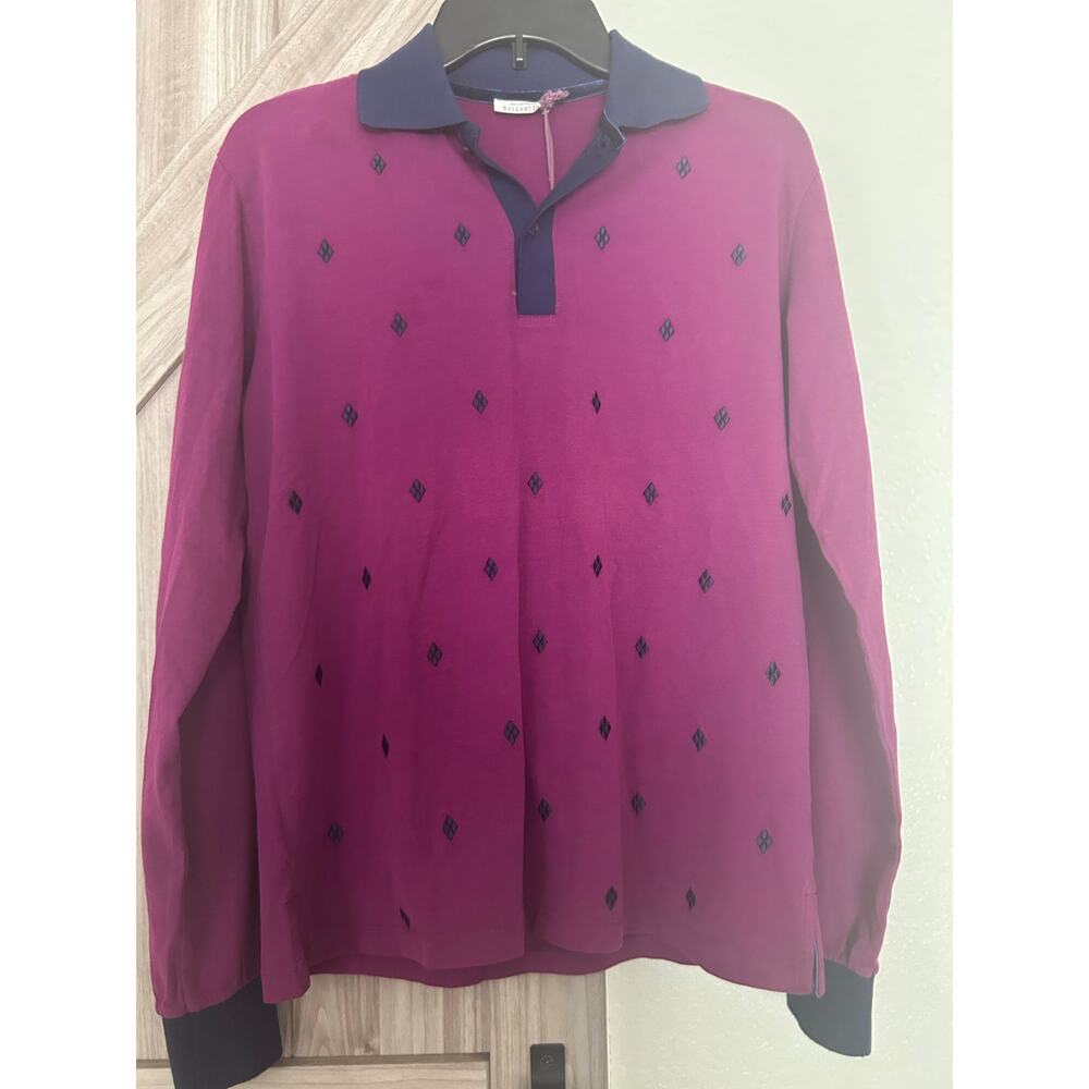 NWT Ballantyne boys long sleeve polo large